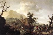 WOUWERMAN, Philips Stag Hunt in a River iut7 china oil painting reproduction